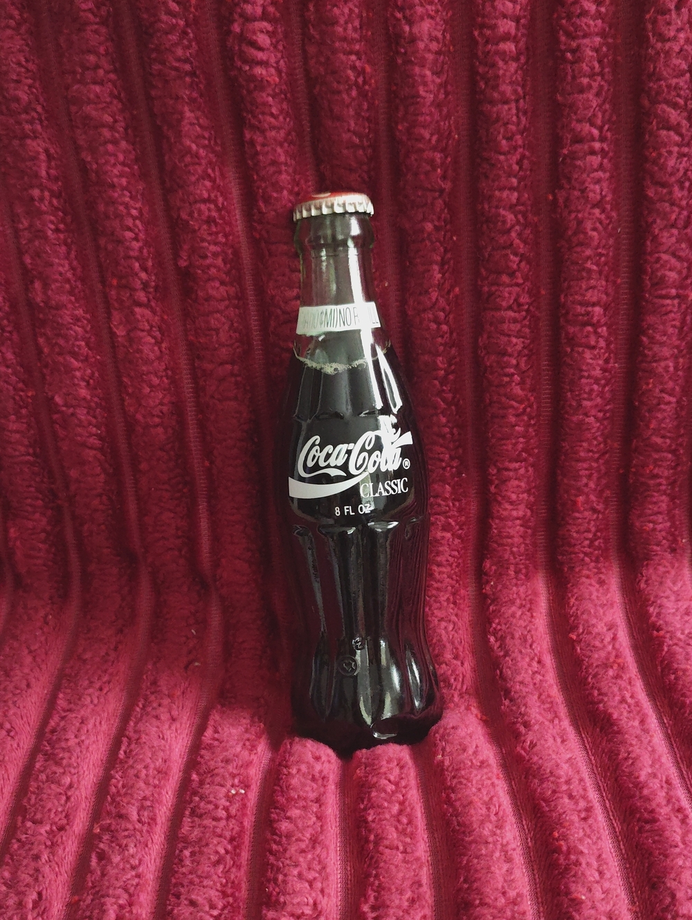 Vintage Coca Cola Classic 8oz. Souvenir